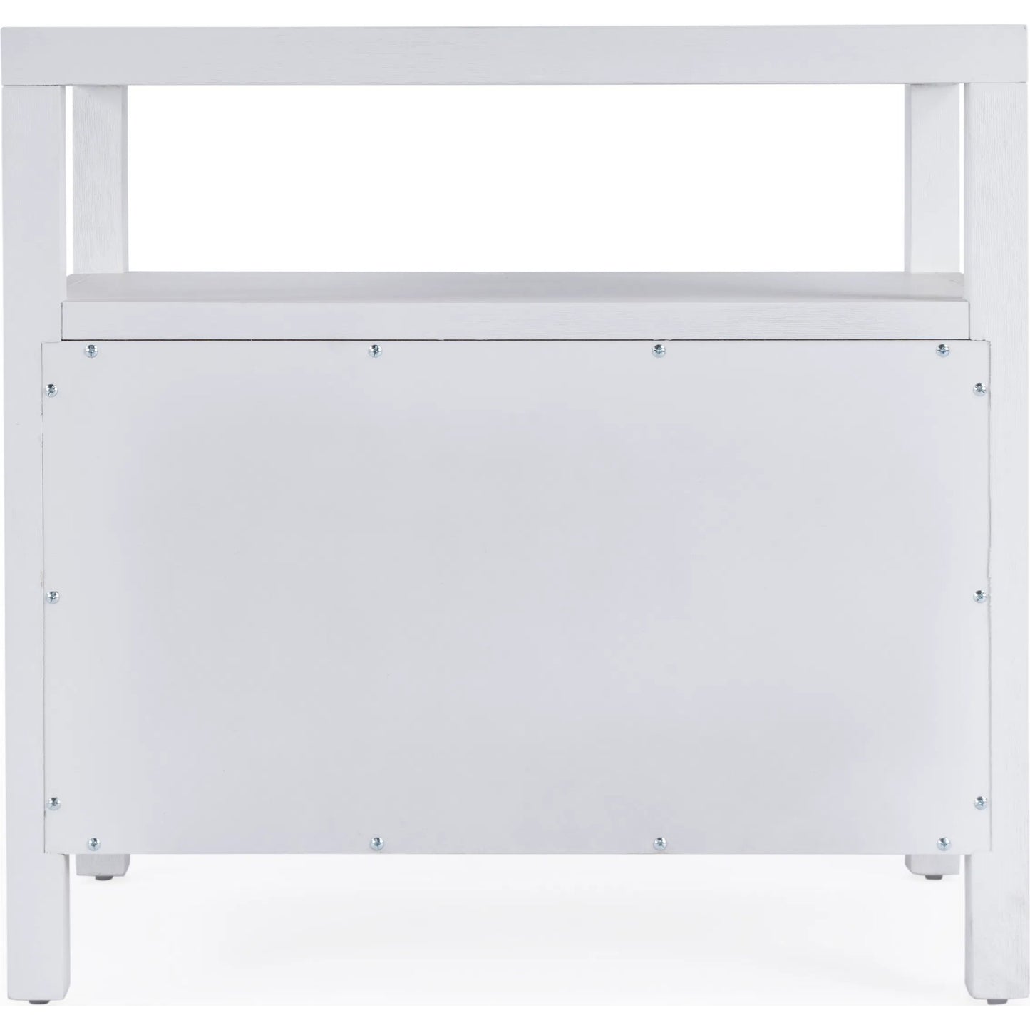 006 SI-2324926 | Unknown | Nora 2 Drawer Nightstand by Butler Specialty Company in white. Made from acacia wood, acacia veneer, solid pine, mdf in a unique style.