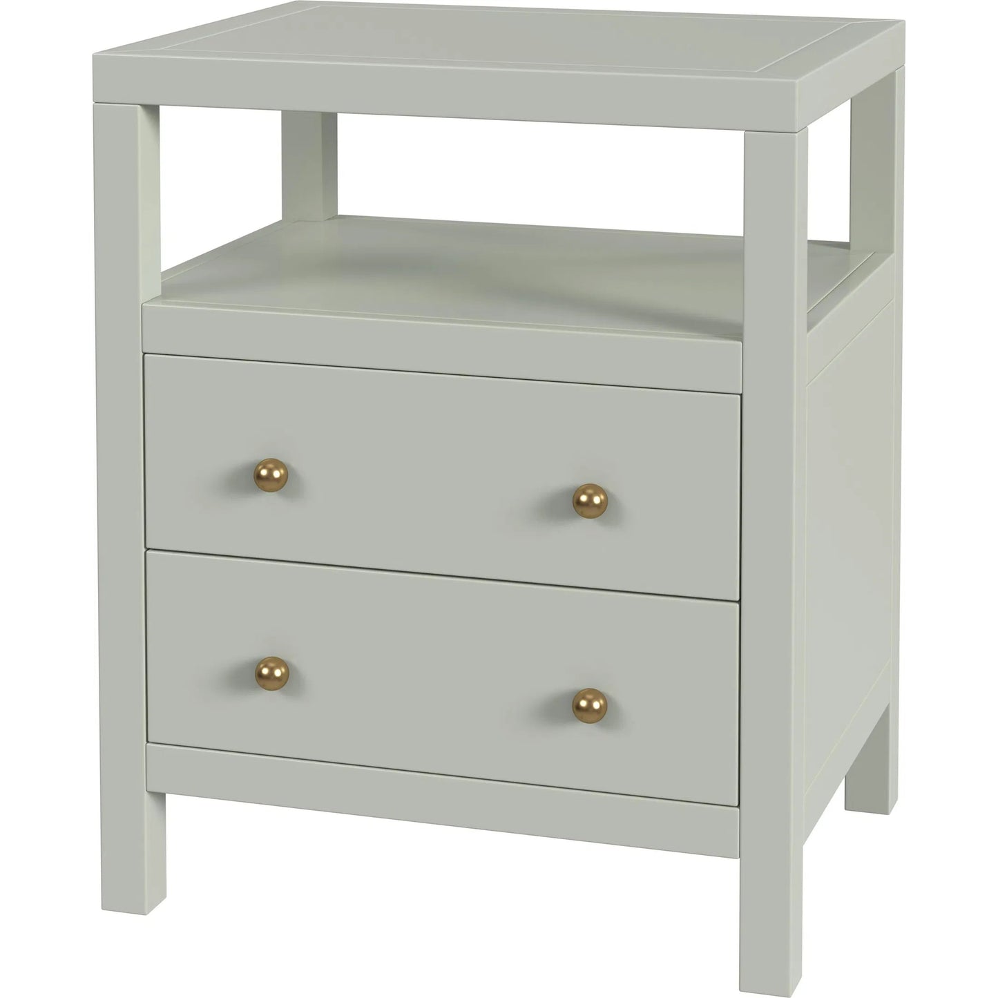 002 SI-2333982 | Primary Silo | Nora 2 Drawer Nightstand by Butler Specialty Company. Made from acacia wood, acacia veneer, mdf, pine wood in a unique style.