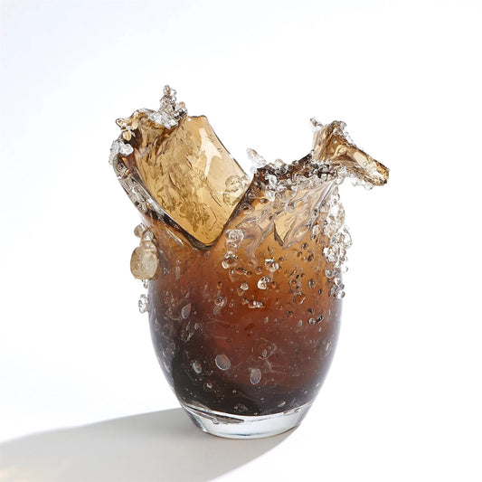 Dual Wave Vase by Global Views. Made from unique in a eclectic & global style.