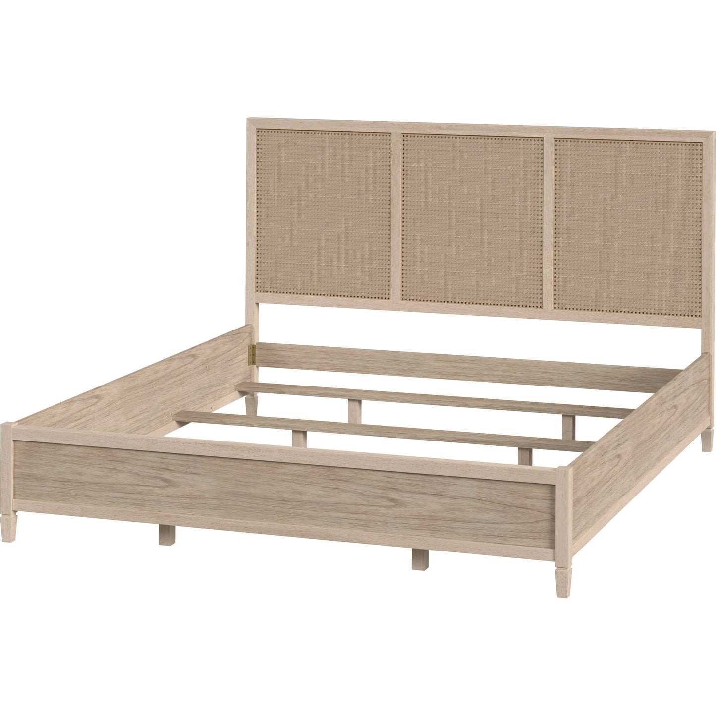 001 SI-2155846 | Primary Silo | Flagstaff Bed by Butler Specialty Company in desert sand. Made from mindi wood, mindi veneer, mdf, cane in a cottage & farmhouse style.