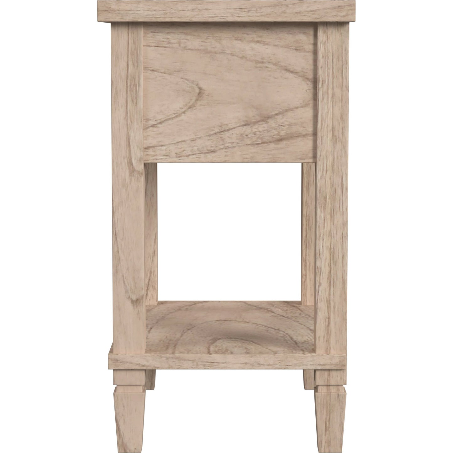 004 SI-2155845 | Additional Silo | Flagstaff Nightstand by Butler Specialty Company in natural and desert sand. Made from mindi wood: 70%, mdf: 25%, rattan weave cane: 5% in a cottage & farmhouse style.