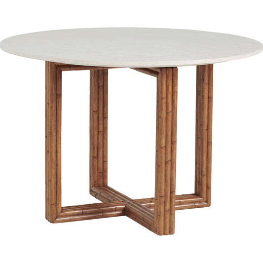 Arcadia Breakfast Table by Tommy Bahama Home in anticato. Made from unique in a transitional style.