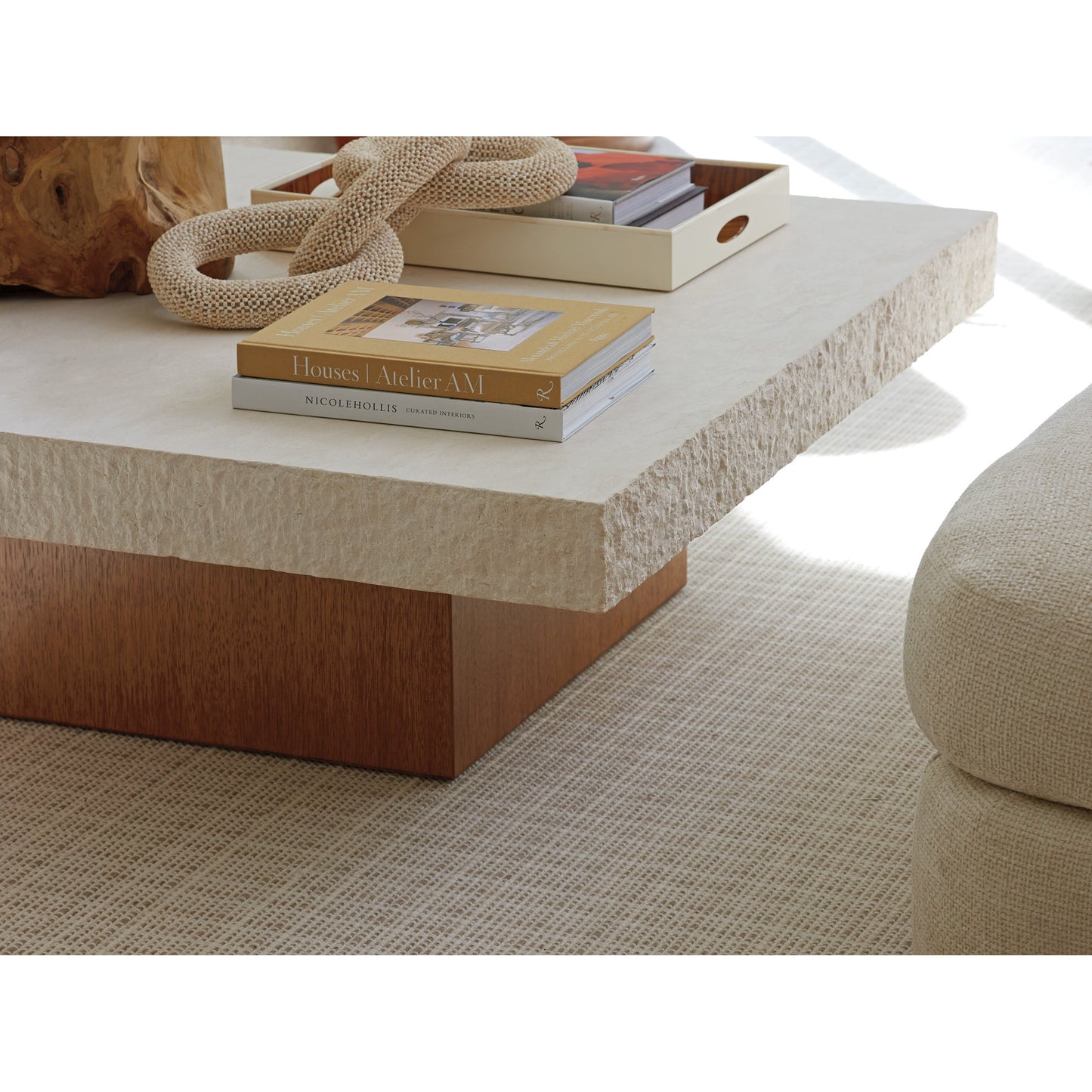 003 SI-1823549 | Additional Silo | Shadow Mountain Cocktail Table by Tommy Bahama Home in sierra. Made from unique in a transitional style.