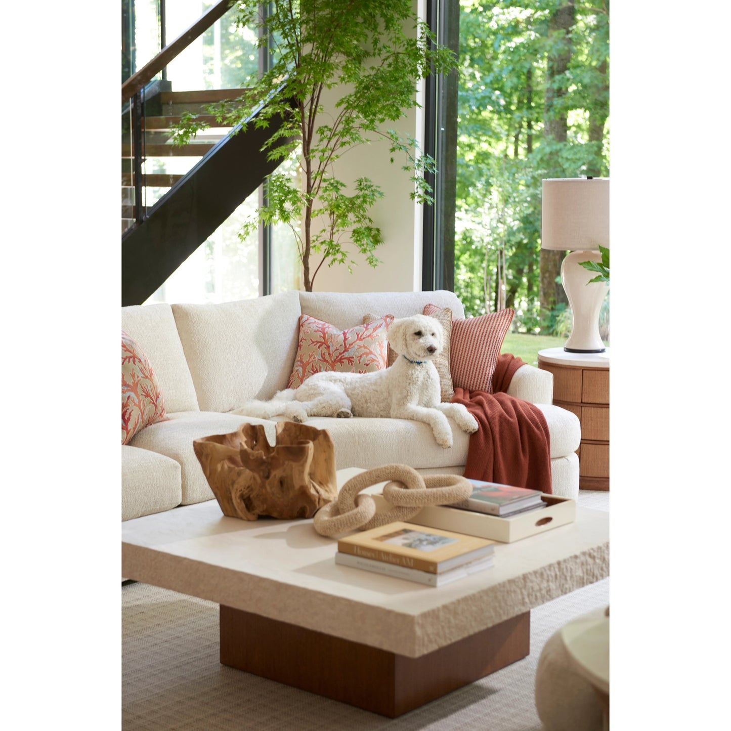 010 SI-1823549 | Lifestyle | Shadow Mountain Cocktail Table by Tommy Bahama Home in sierra. Made from unique in a transitional style.
