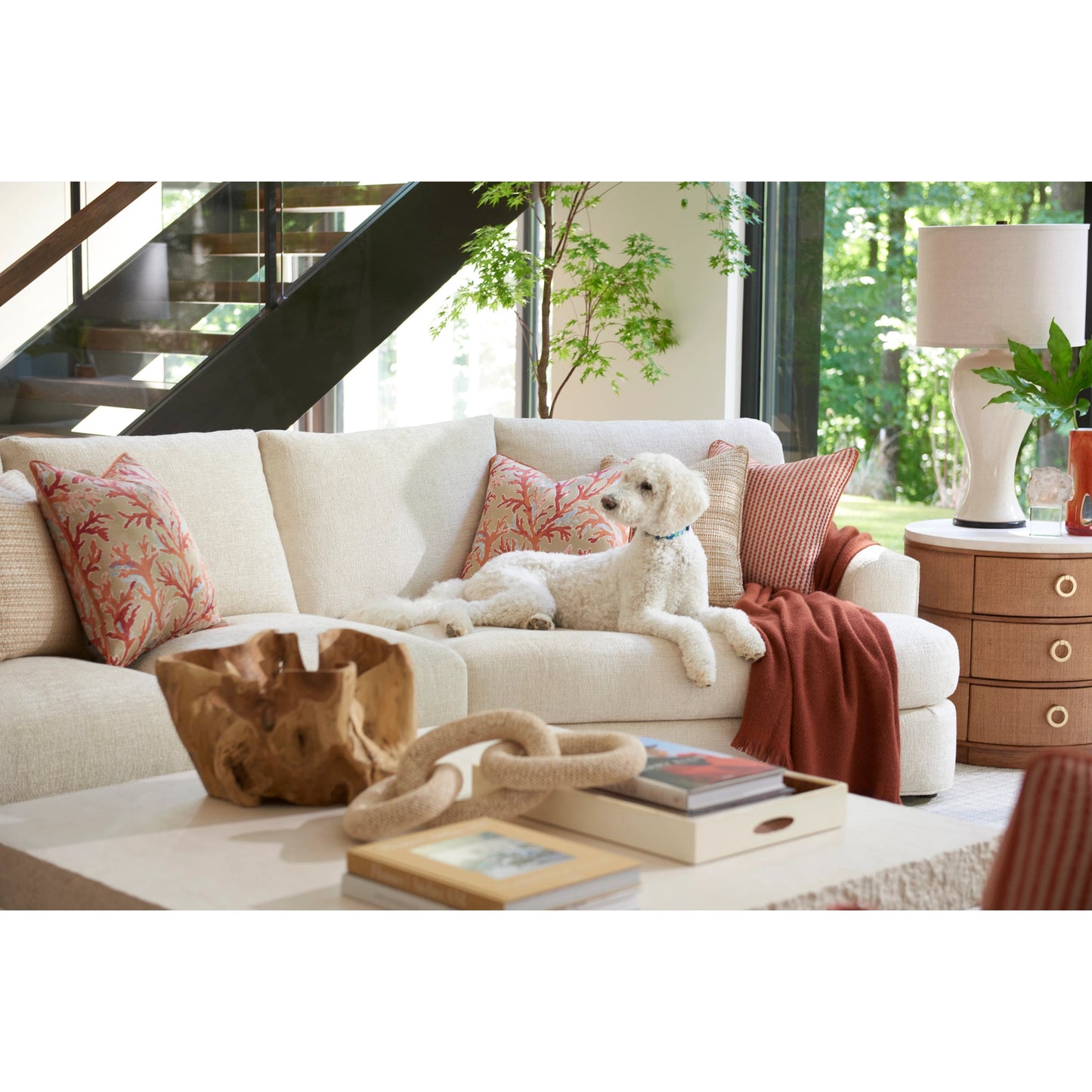 011 SI-1823549 | Lifestyle | Shadow Mountain Cocktail Table by Tommy Bahama Home in sierra. Made from unique in a transitional style.