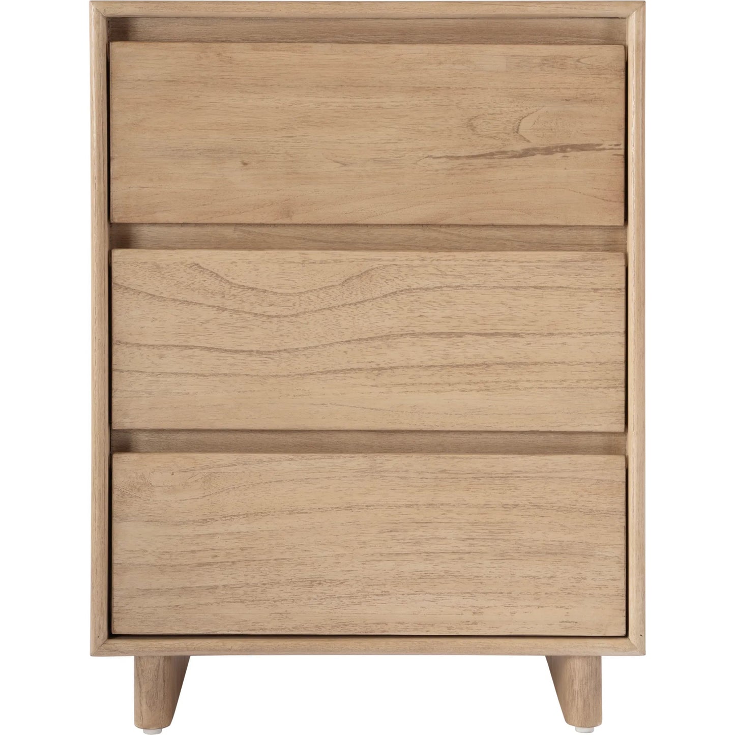 004 SI-2333942 | Additional Silo | Halmstad 3 Drawer Narrow Nightstand by Butler Specialty Company in light brown. Made from mdf: 50%, mindi wood: 40%, mindi veneers: 10% in a unique style.