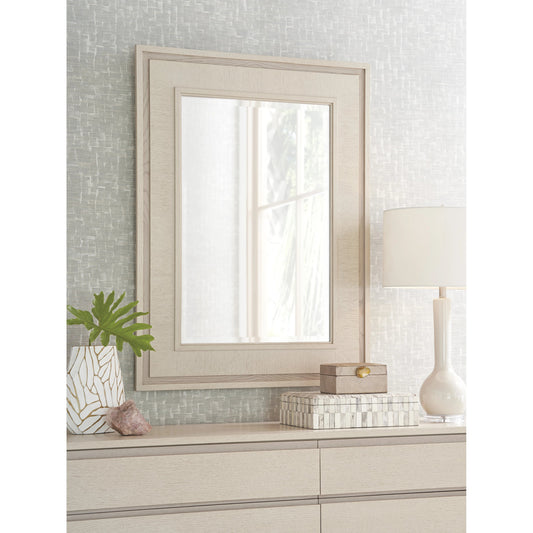 Kelly Rectangular Mirror by Tommy Bahama Home in sand drift. Made from unique in a modern style.