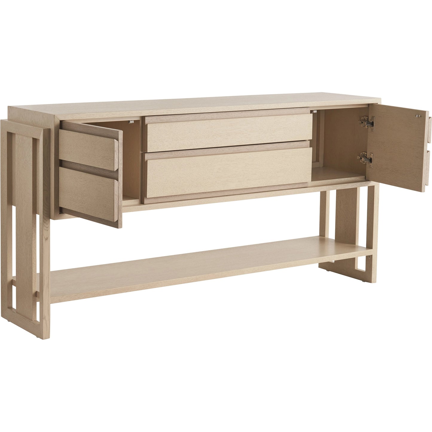 002 SI-2136884 | Additional Silo | Beckley Sideboard by Tommy Bahama Home in sand drift. Made from unique in a modern style.