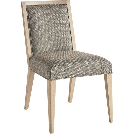 Nicholas Upholstered Side Chair by Tommy Bahama Home in sand drift. Made from unique in a modern style.