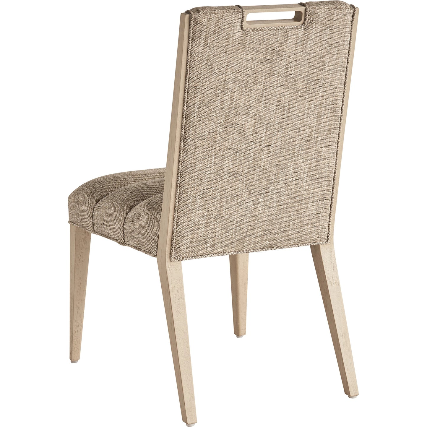 002 SI-2136892 | Additional Silo | Aiden Channeled Upholstered Side Chair by Tommy Bahama Home in sand drift. Made from unique in a modern style.