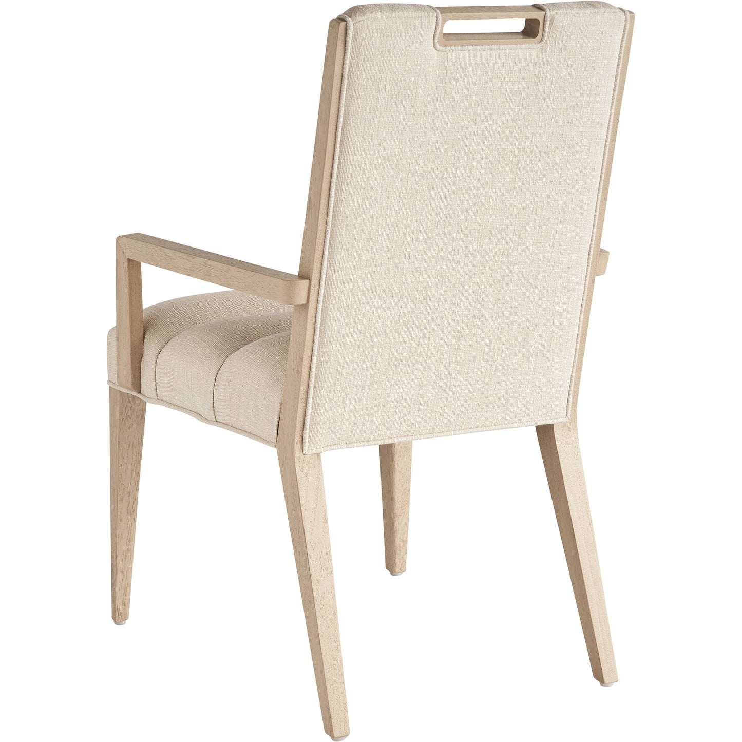 002 SI-2136893 | Additional Silo | Aiden Channeled Upholstered Arm Chair by Tommy Bahama Home in sand drift. Made from unique in a modern style.