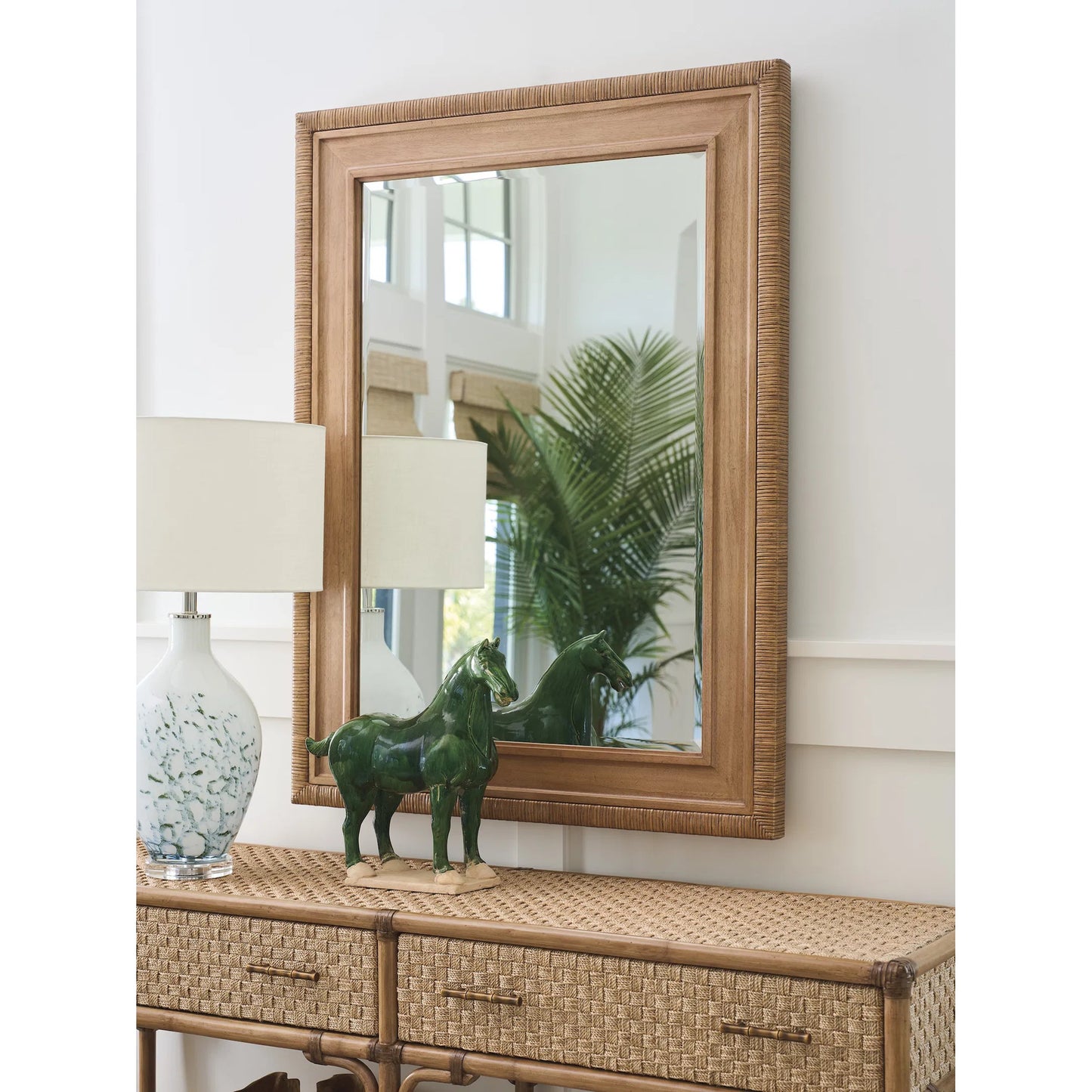 003 SI-2243947 | Additional Silo | Illusions Rectangular Mirror by Tommy Bahama Home in sunwashed. Made from unique in a unique style.