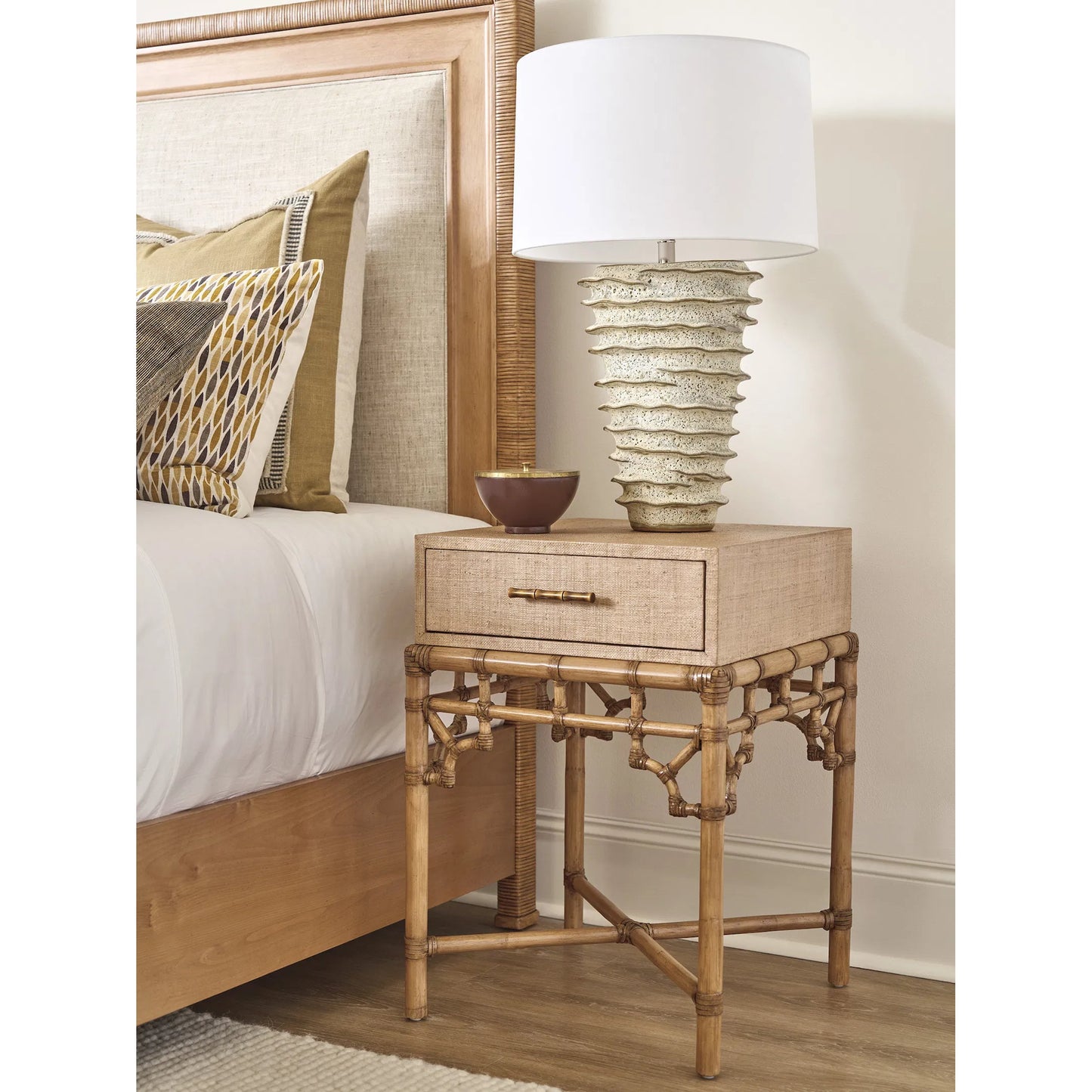 002 SI-2243951 | Additional Silo | Arvida Night Table by Tommy Bahama Home in sunwashed. Made from unique in a unique style.