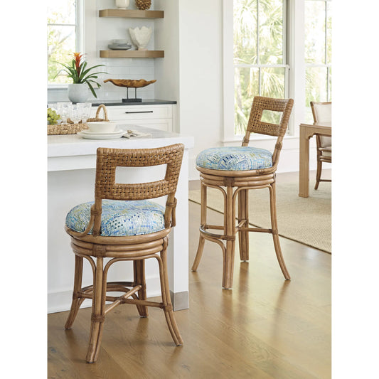 Bay Harbour Counter Stool by Tommy Bahama Home. Made from unique in a rustic style.