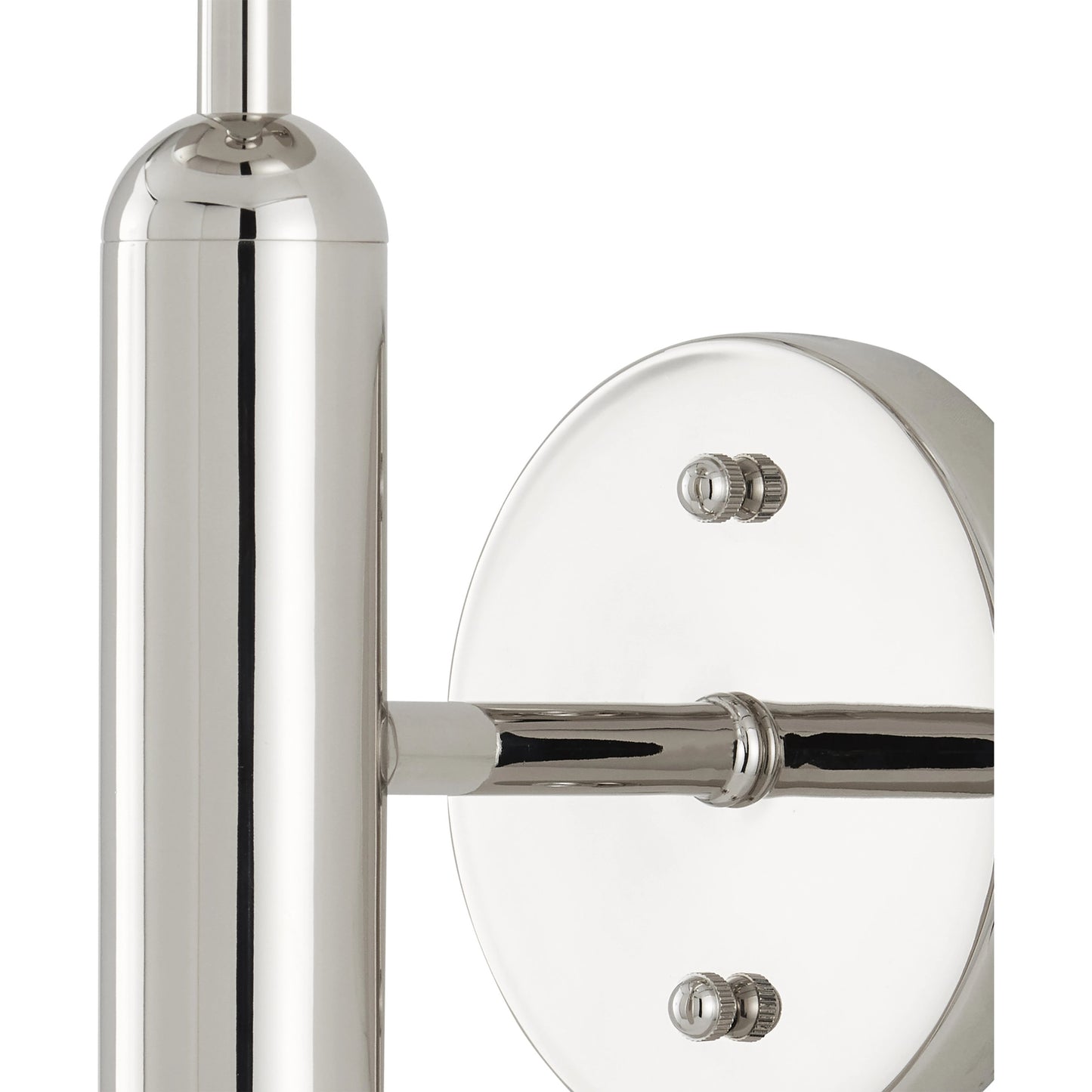 006 SI-2007673 | Closeup | Barbican Single-Light Wall Sconce by Currey and Company. Made from metal, glass in a modern style.