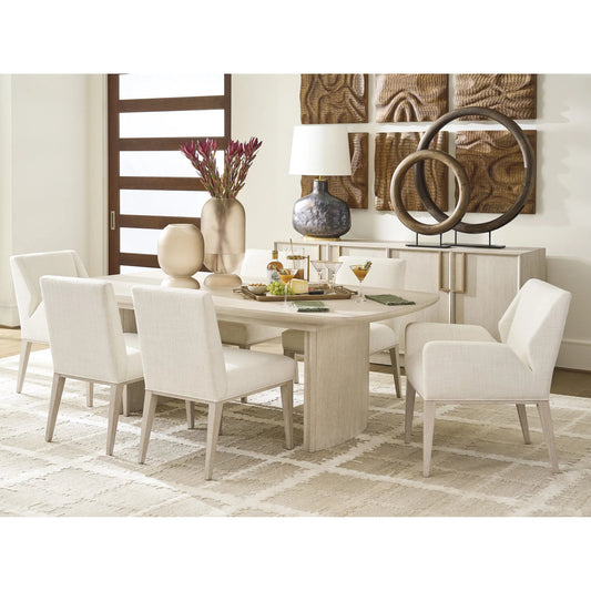 Estrella Upholstered Chair by Tommy Bahama Home. Made from wood in a unique style.