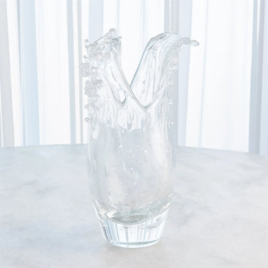 Dual Wave Vase by Global Views. Made from unique in a eclectic & global style.