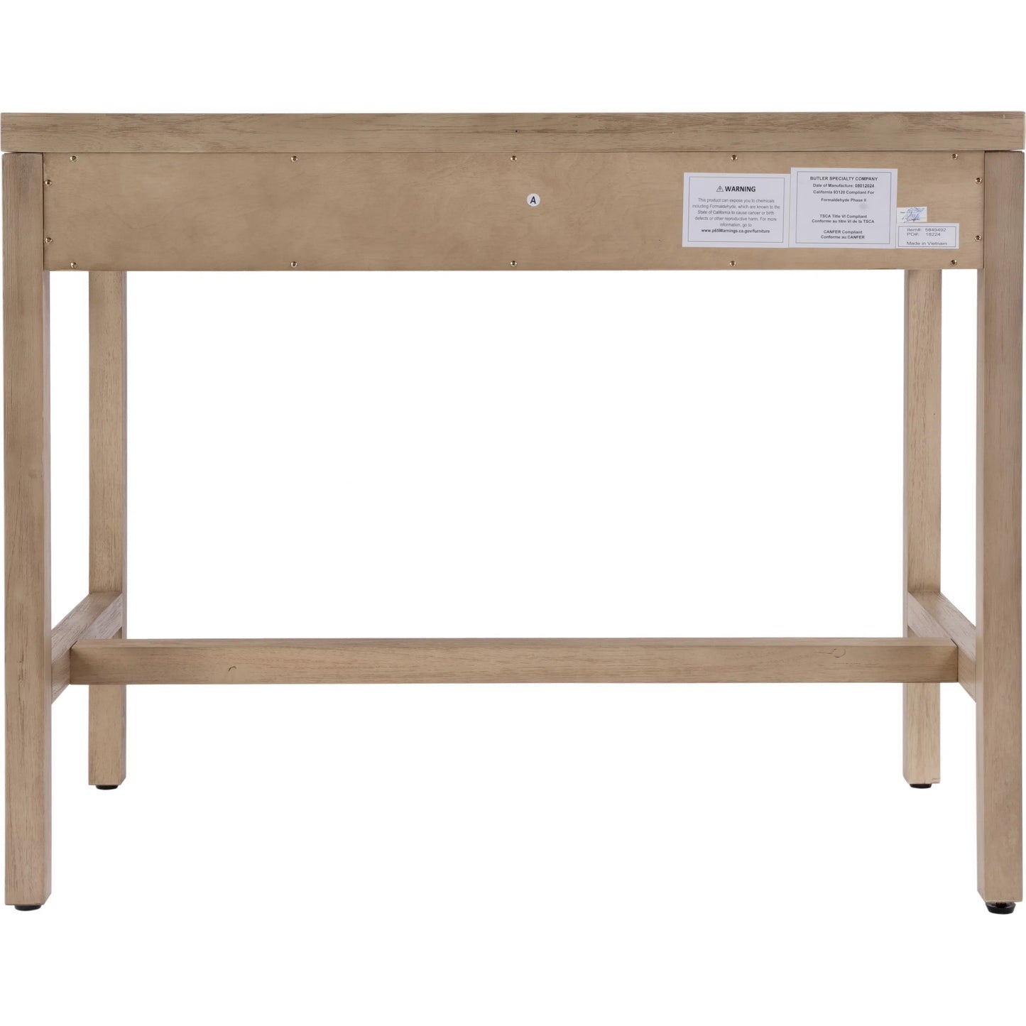 014 SI-2333999 | Unknown | Nora 2 Drawer Writing Desk by Butler Specialty Company. Made from acacia wood, acacia veneer, mdf in a unique style.
