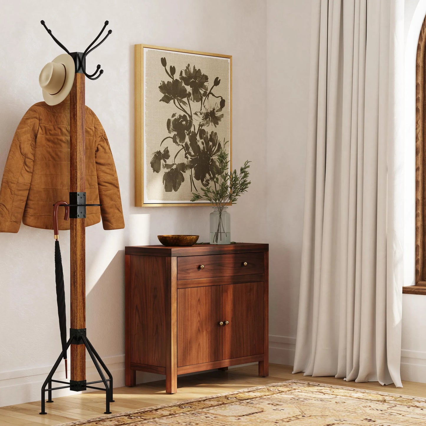018 SI-2334000 | Lifestyle | Nora Accent Storage Cabinet by Butler Specialty Company. Made from acacia wood, acacia veneer, mdf, pine wood, metal in a unique style.