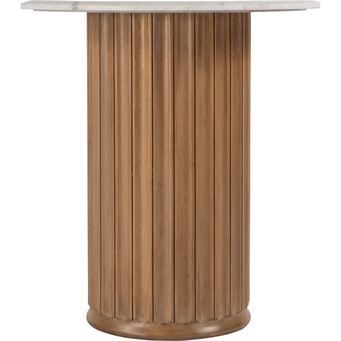 003 SI-2333934 | Additional Silo | Geneva Side Table by Butler Specialty Company in brown, white. Made from mango, marble, mdf in a unique style.