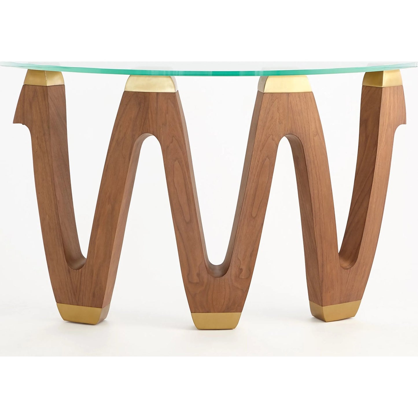 002 SI-2324677 | Additional Silo | Wave Console by Global Views in natural, red and walnut. Made from unique in a modern style.