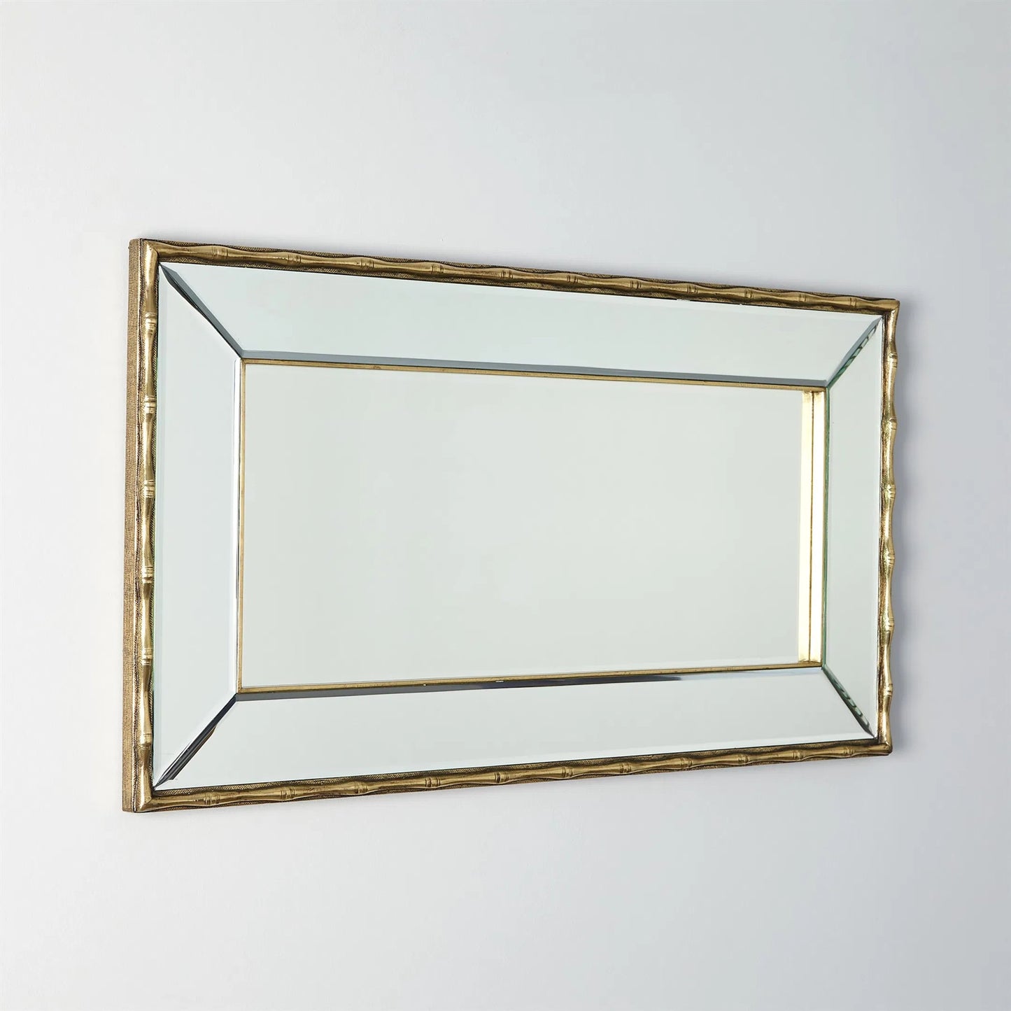 004 SI-2446018 | Additional Silo | Bamboo Mirror by Global Views. Made from mango, mdf in a rustic style.
