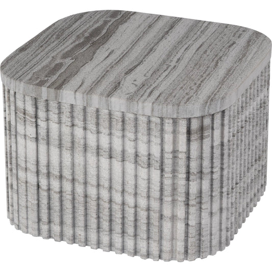 Sylvester Marble Low Bunching Table by Butler Specialty Company in gray, white. Made from marble, mdf in a modern style.
