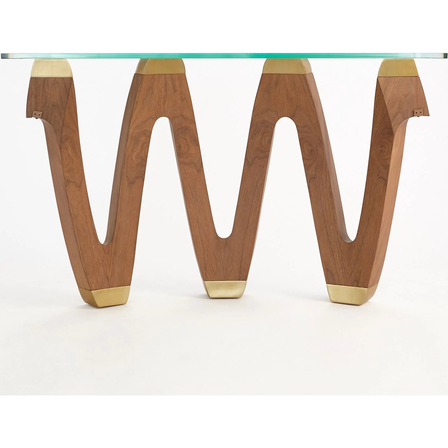 003 SI-2324677 | Additional Silo | Wave Console by Global Views in natural, red and walnut. Made from unique in a modern style.