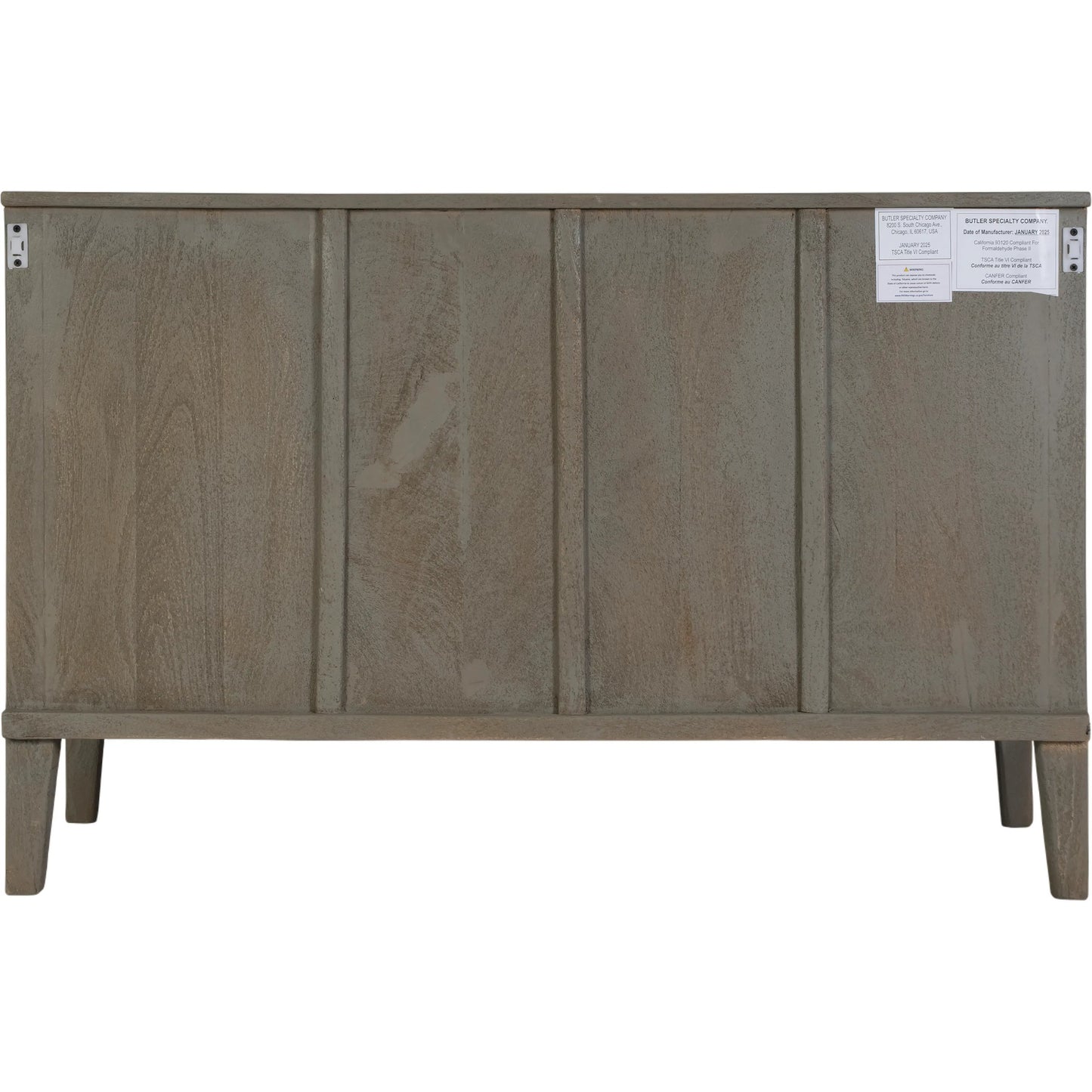 005 SI-2458737 | Additional Silo | Rockport Dresser by Butler Specialty Company in warm gray, green. Made from mango wood in a traditional style.