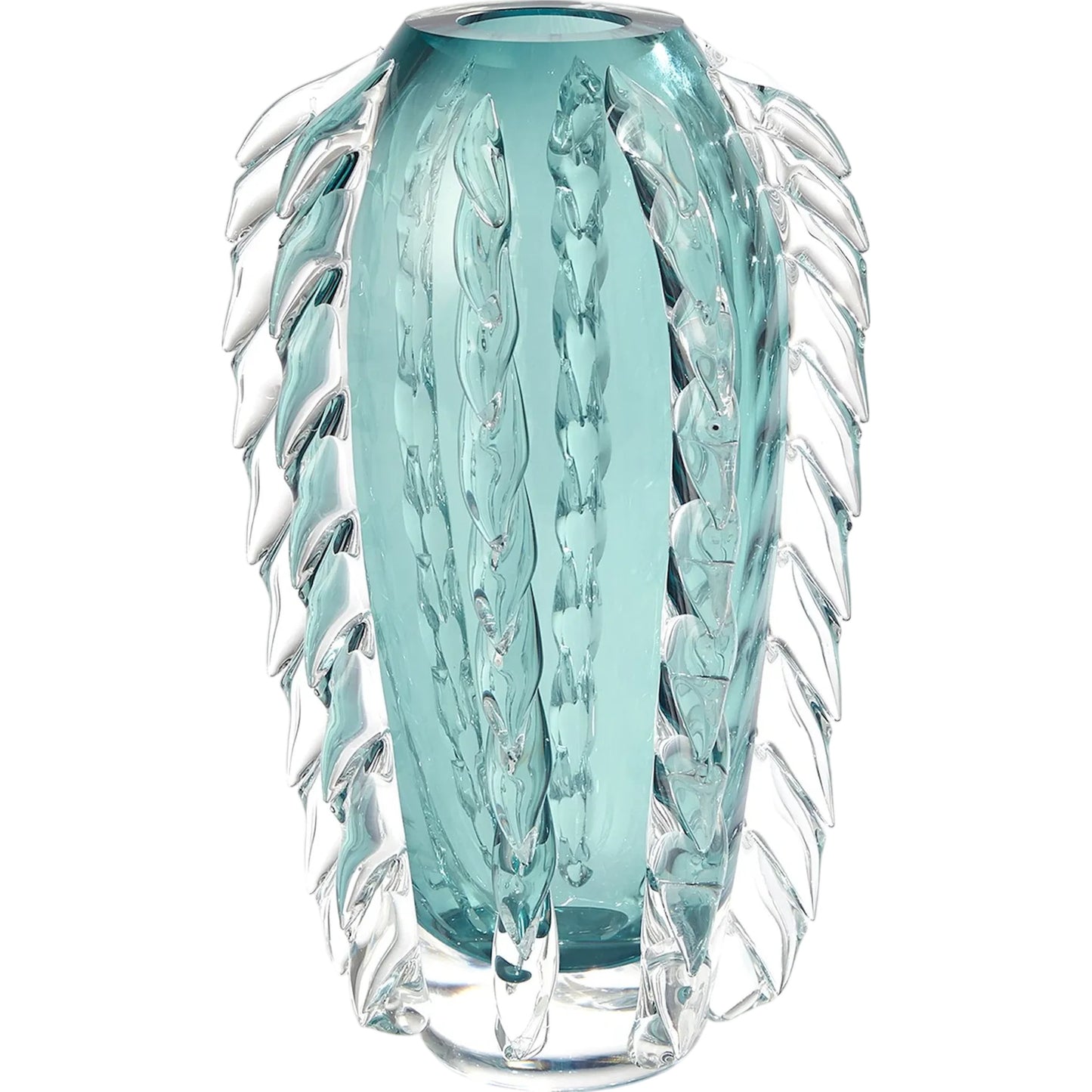 001 SI-2323633 | Primary Silo | Fringe Vase by Global Views in red. Made from unique in a unique style.