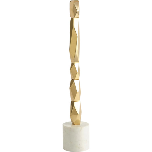 001 SI-2446283 | Primary Silo | Facet Block Sculpture by Global Views. Made from unique in a modern style.