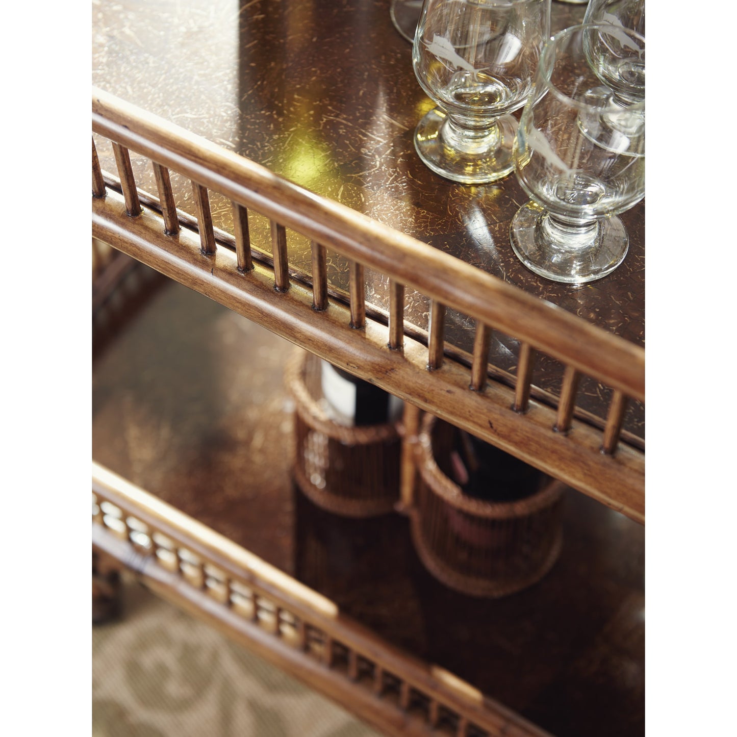 004 SR-836546 | Additional Silo | Veranda Bar Cart by Tommy Bahama Home. Made from unique in a coastal style.