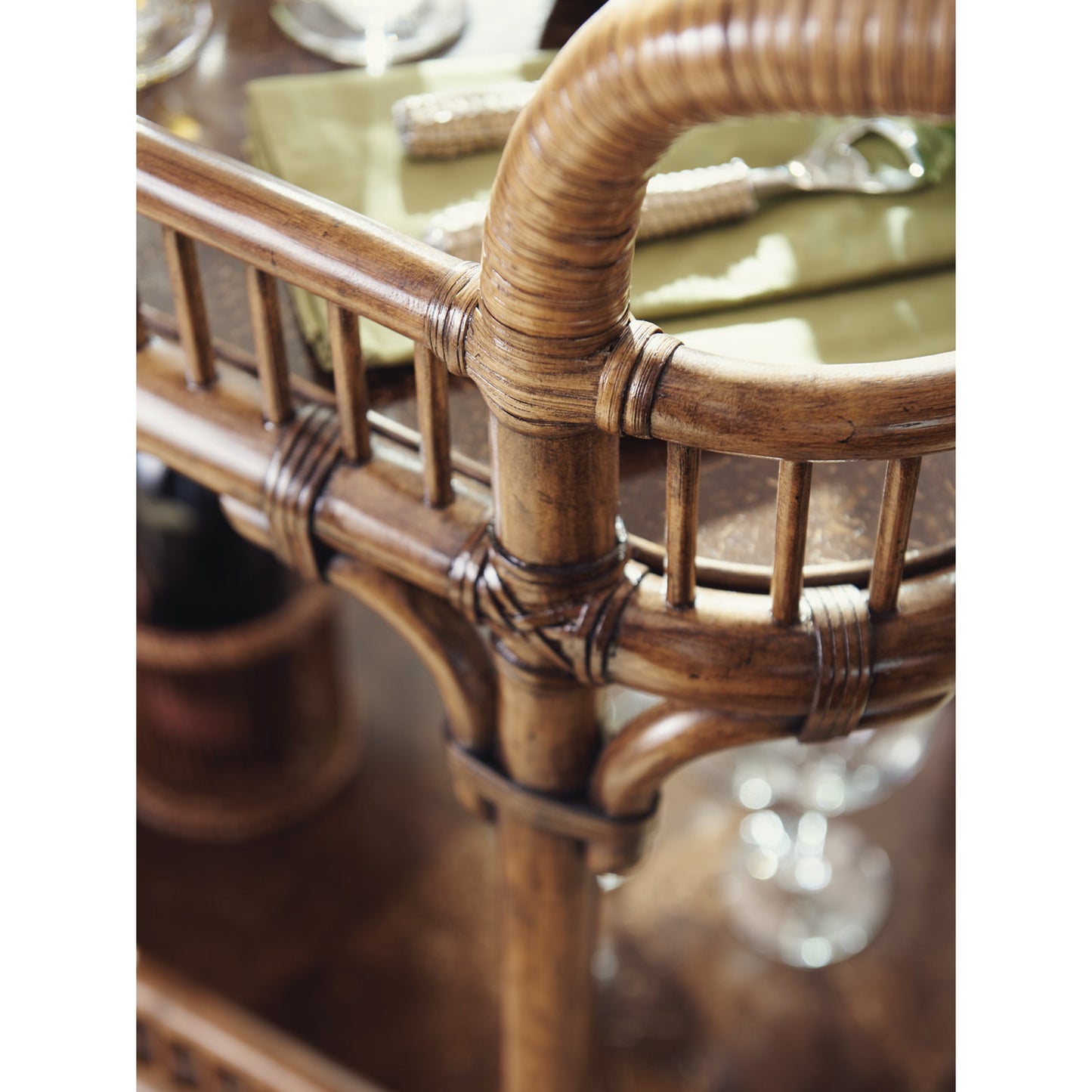 003 SR-836546 | Additional Silo | Veranda Bar Cart by Tommy Bahama Home. Made from unique in a coastal style.