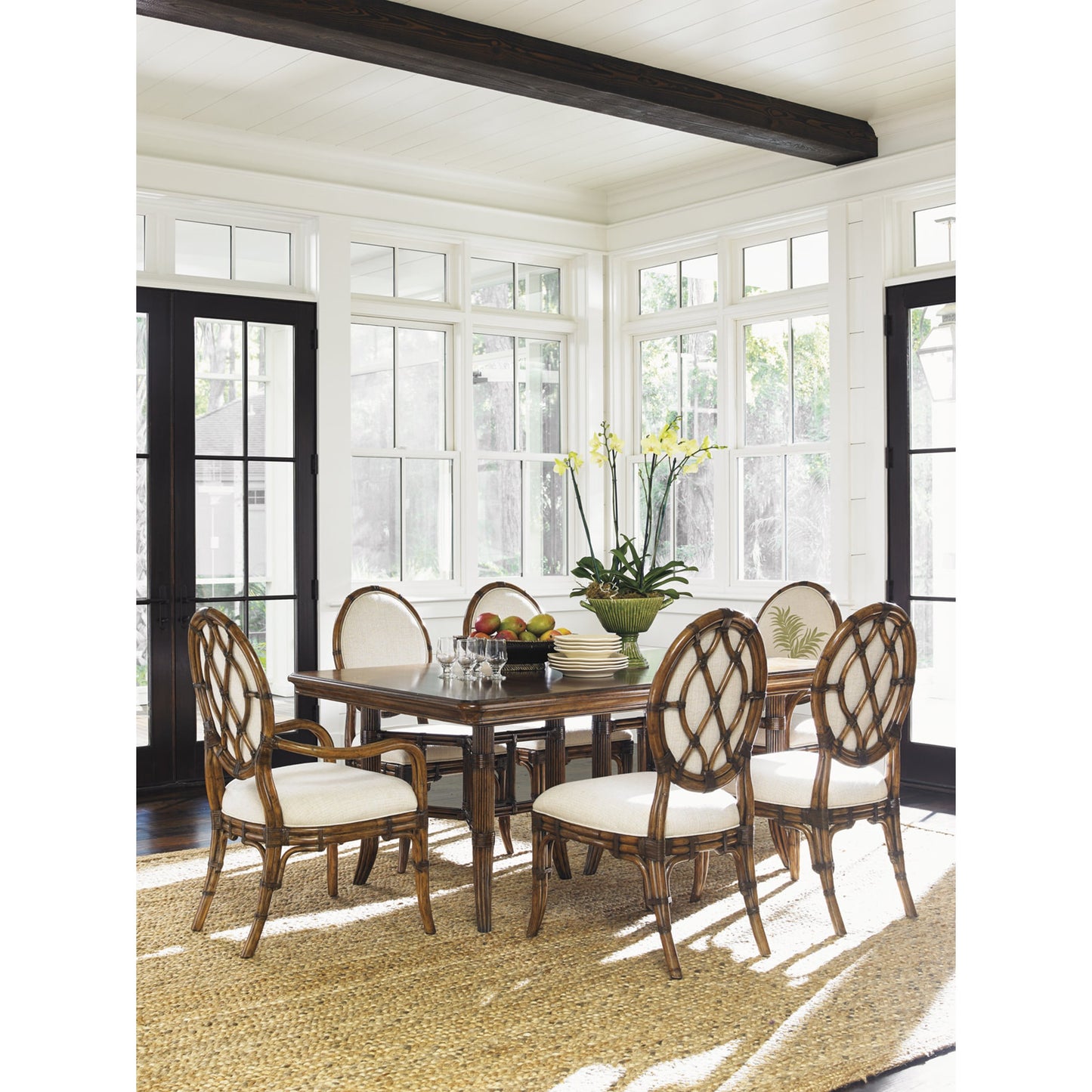 006 SR-836131 | Lifestyle | Gulfstream Oval Back Side Chair by Tommy Bahama Home. Made from unique in a coastal style.