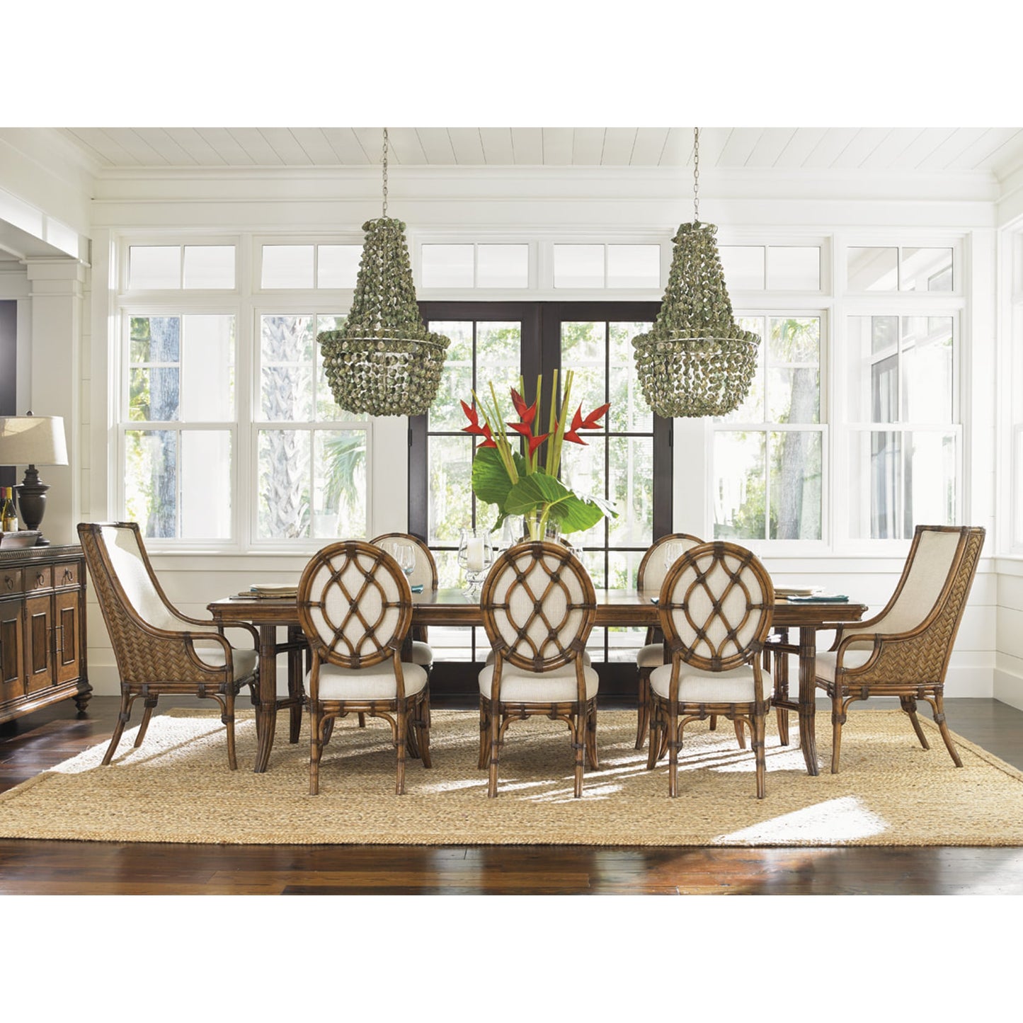 007 SR-836131 | Lifestyle | Gulfstream Oval Back Side Chair by Tommy Bahama Home. Made from unique in a coastal style.