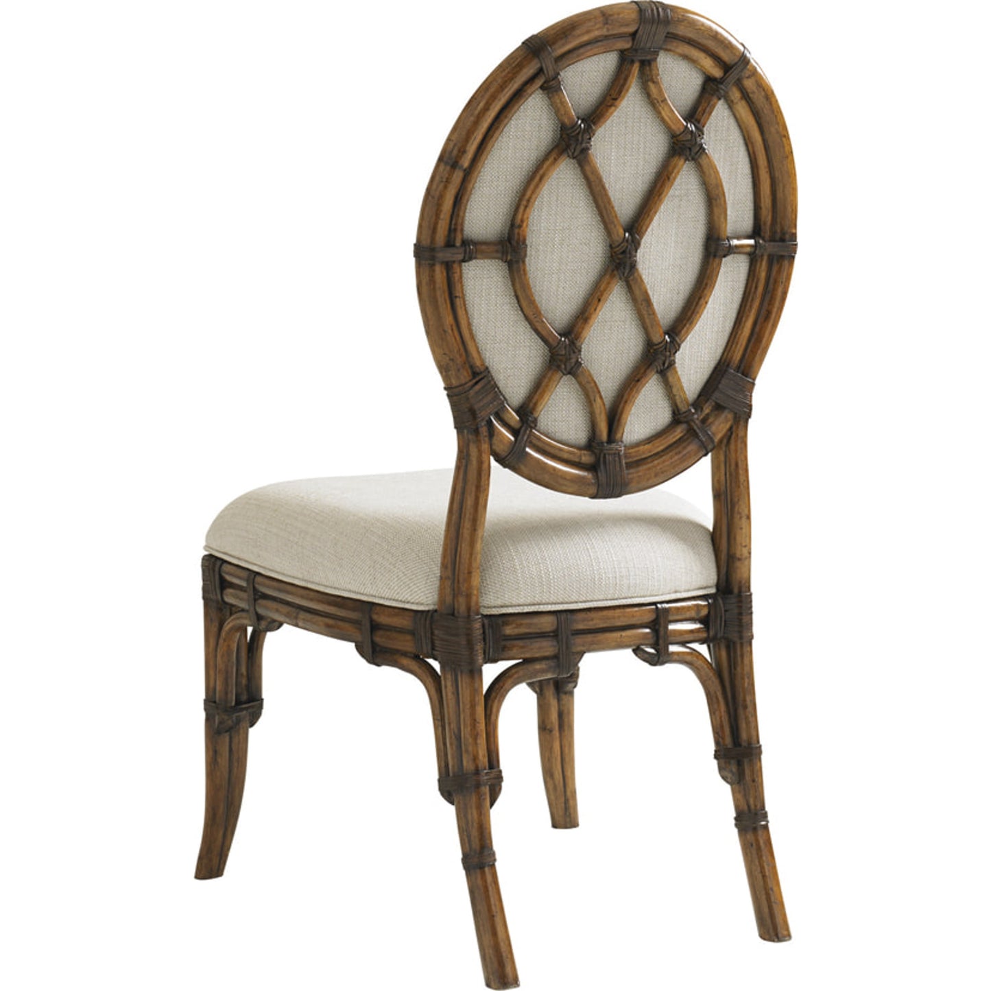 003 SR-836131 | Additional Silo | Gulfstream Oval Back Side Chair by Tommy Bahama Home. Made from unique in a coastal style.