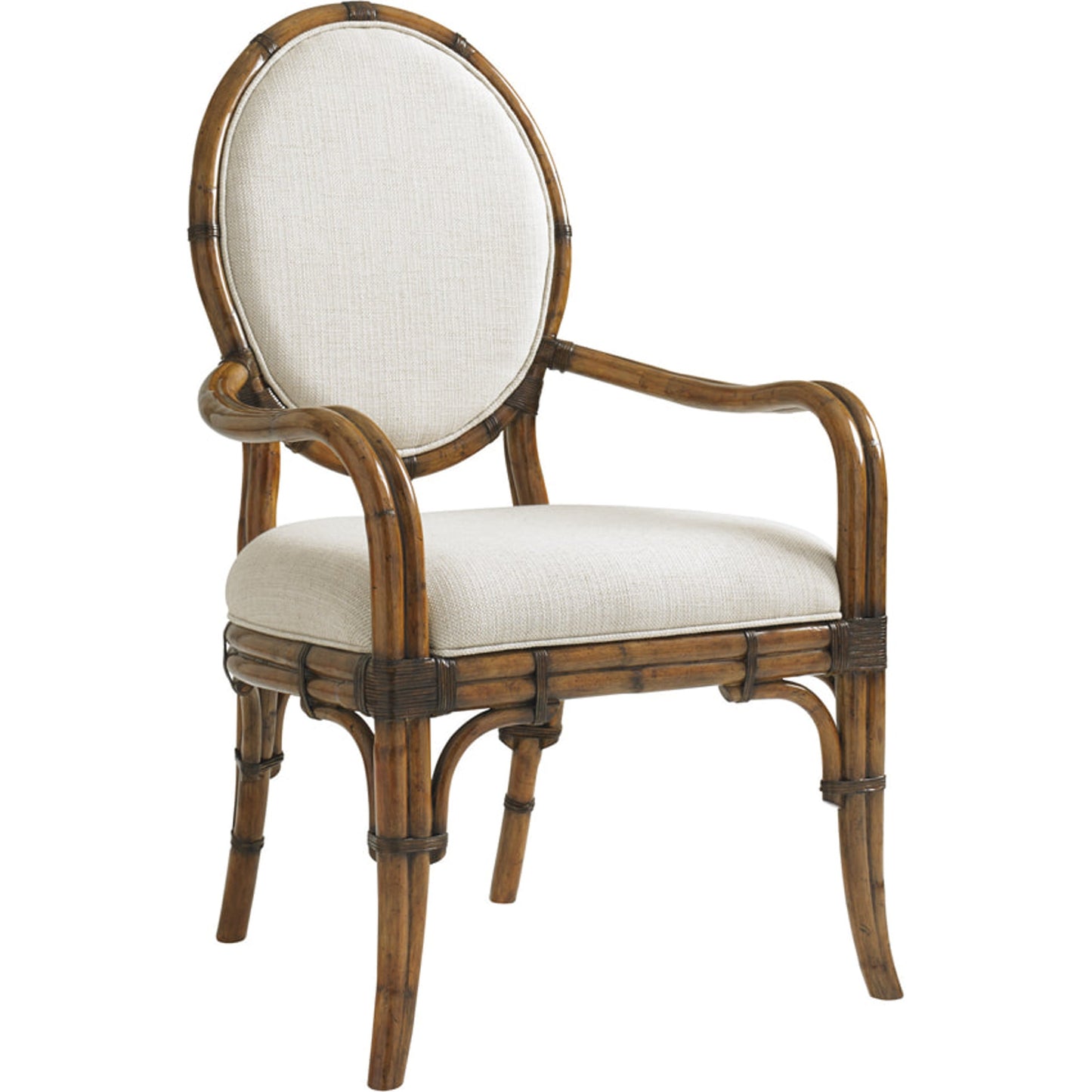 001 SR-836129 | Additional Silo | Gulfstream Oval Back Arm Chair by Tommy Bahama Home. Made from unique in a coastal style.