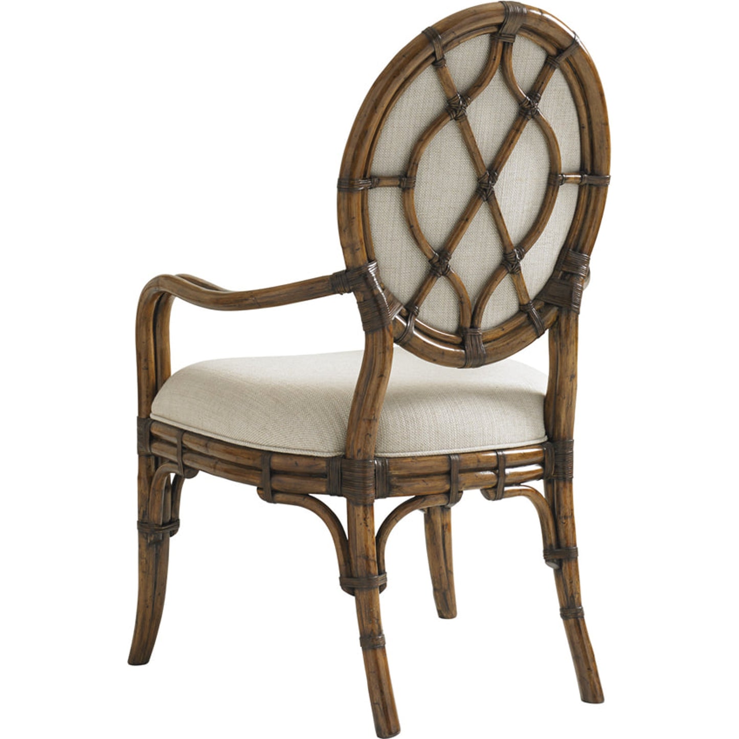 003 SR-836130 | Additional Silo | Gulfstream Oval Back Arm Chair by Tommy Bahama Home in palm. Made from unique in a unique style.
