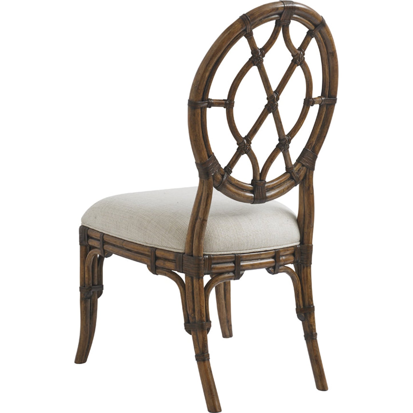 003 SR-836011 | Additional Silo | Cedar Key Oval Back Side Chair by Tommy Bahama Home. Made from unique in a coastal style.