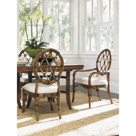 Cedar Key Oval Back Arm Chair by Tommy Bahama Home. Made from unique in a coastal style.