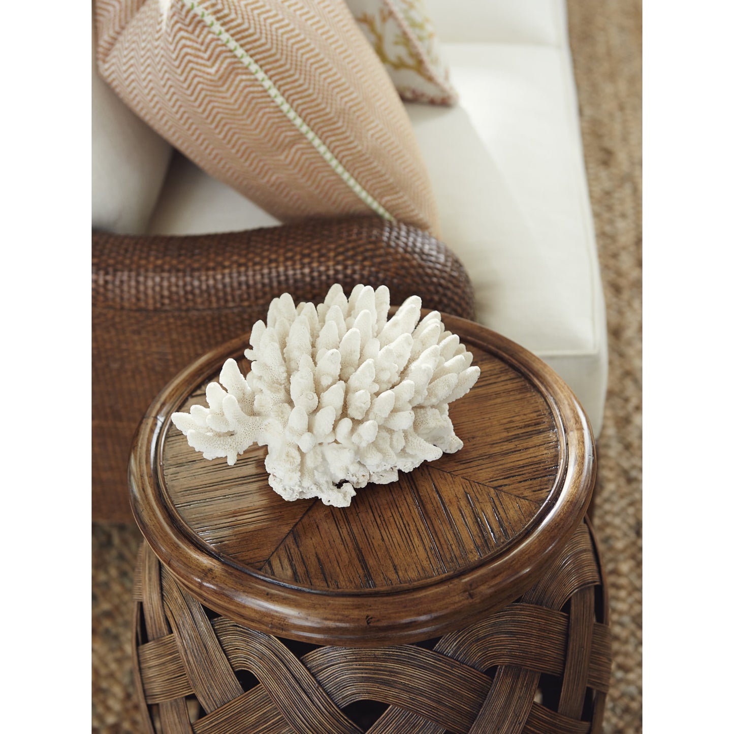 002 SR-836147 | Additional Silo | Hibiscus Round Accent Table by Tommy Bahama Home. Made from unique in a coastal style.