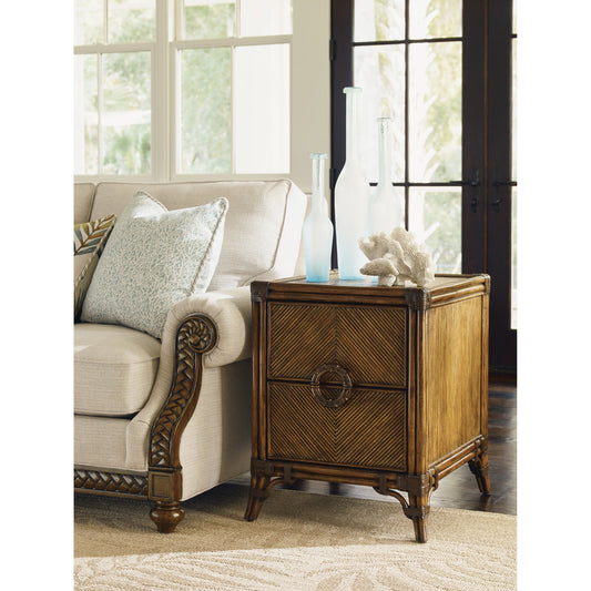 Bungalow Chairside Chest by Tommy Bahama Home. Made from unique in a coastal style.