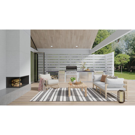 Duprine Transitional Stripes Rug - 0560F by Feizy. Made from unique in a unique style.