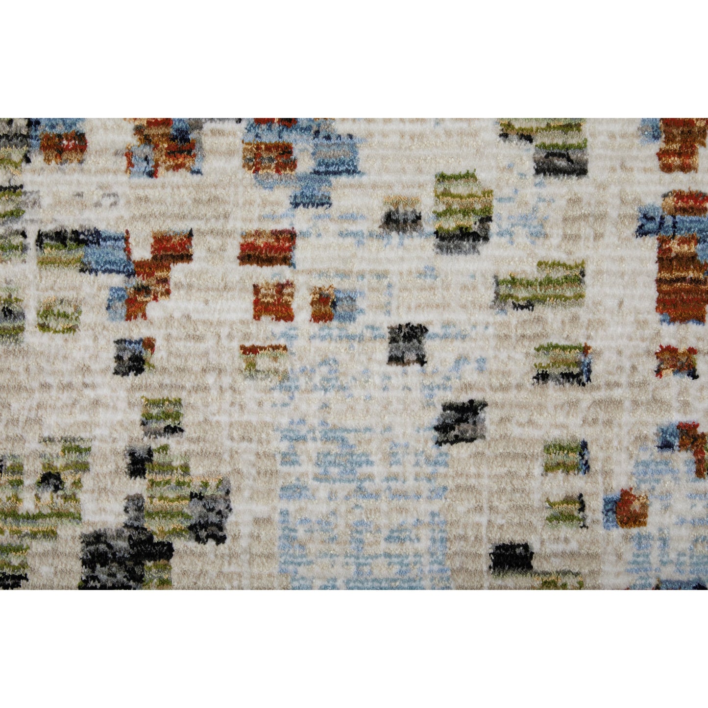 005 SI-2158926,SI-2158927,SI-2158928,SI-2158929,SI-2158930,SI-2259752 | Closeup | Sonora Rug - SNR39NVF by Feizy in ivory, green, blue. Made from polypropylene, polyester, viscose in a unique style.