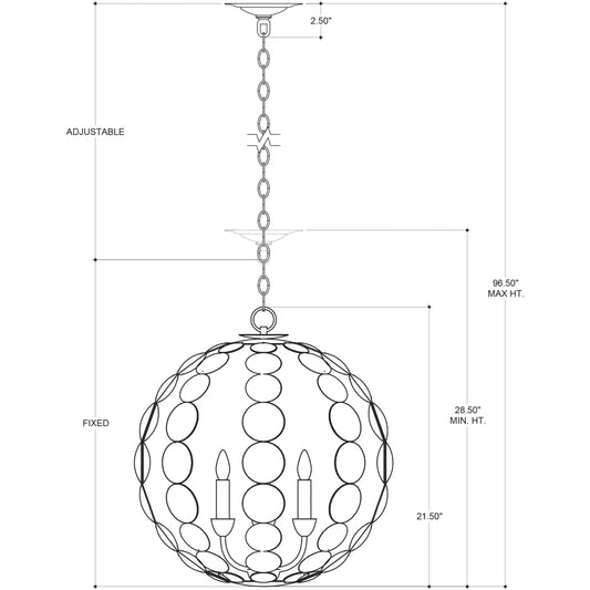 Tartufo Shell Chandelier by Currey and Company in coco cream. Made from wrought iron, coco shell in a coastal style.