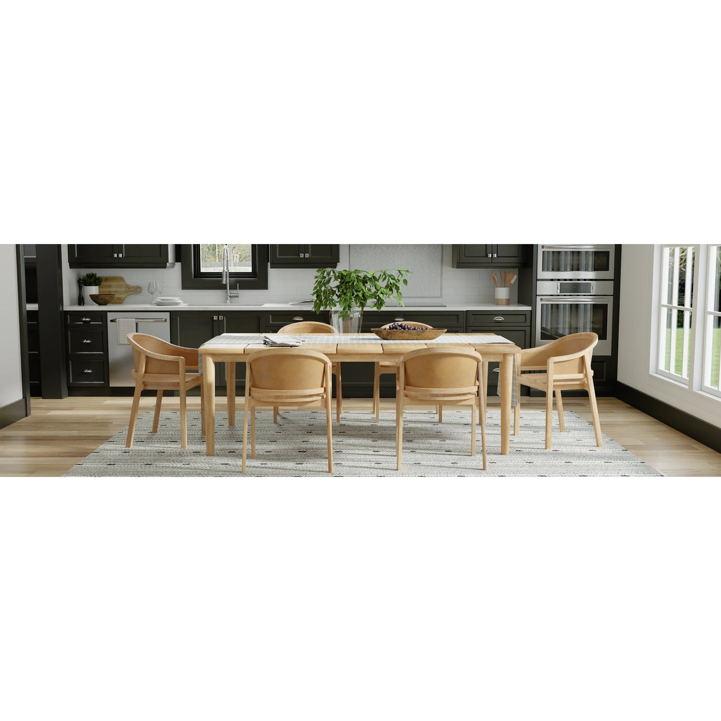 007 SI-2159035,SI-2159308 | Lifestyle | Cicero Transitional Stripes Rug - T15T8006 by Thom Felicia by Feizy Rugs in gray, black, white. Made from wool in a unique style.