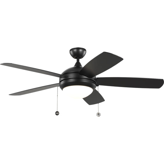Discus 52" Ceiling Fan by Visual Comfort & Co. in matte black. Made from unique in a transitional style.