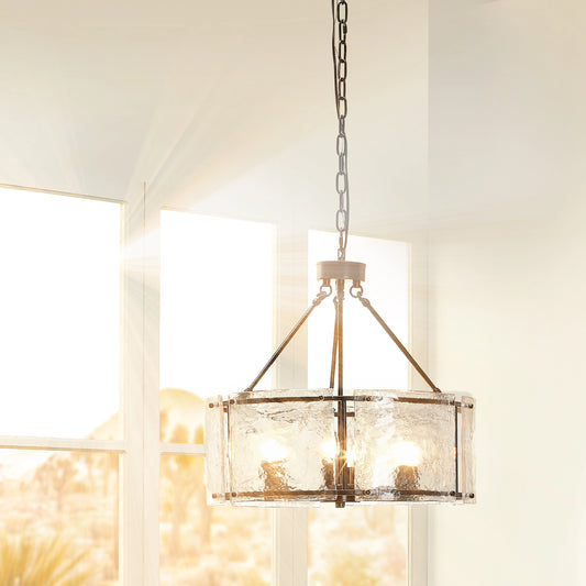 Glenn Round Chandelier by Jamie Young in oil rubbed bronze. Made from metal, glass in a modern style.