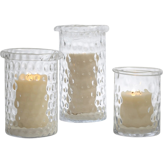 Honeycomb Hurricane by Global Views. Made from glass in a cottage & farmhouse style.