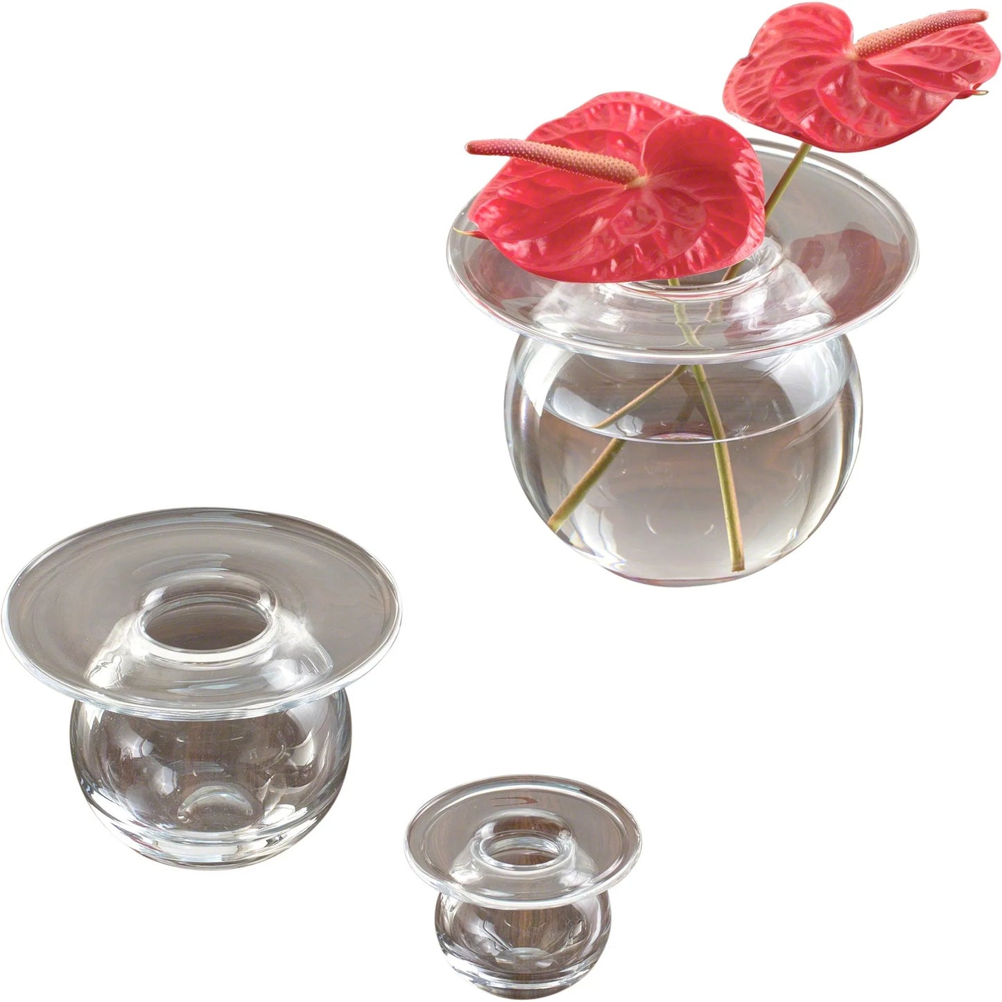 002 SR-701374,SR-701375,SR-701376 | Additional Silo | H2O Vase by Global Views. Made from glass in a modern style.